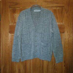 Troy Hill Gray V-Neck Cardigan